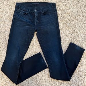 J Brand Low Rise Pencil Leg Jeans